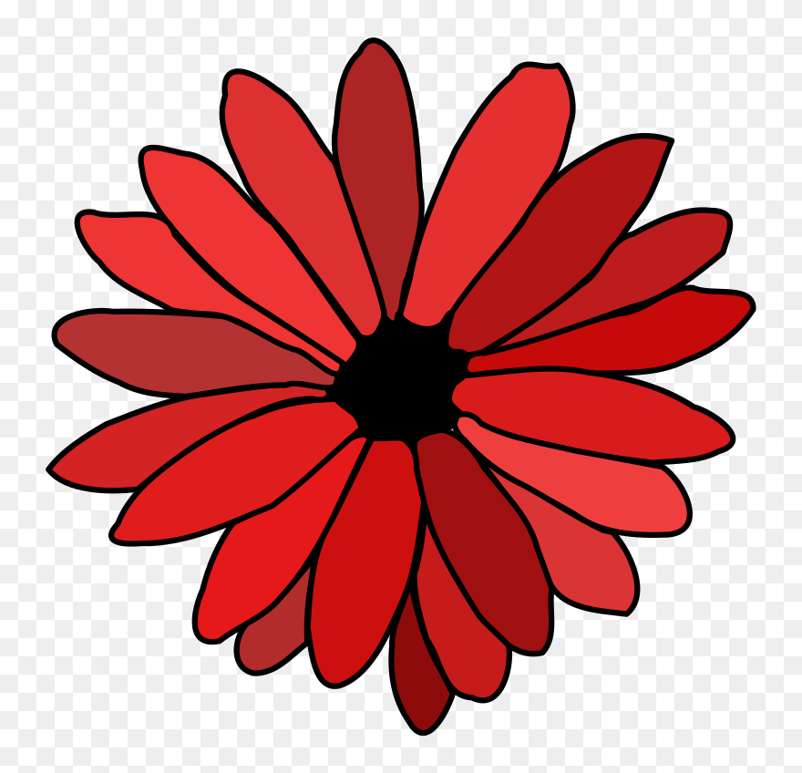 Pink Daisy Clipart - Png Download