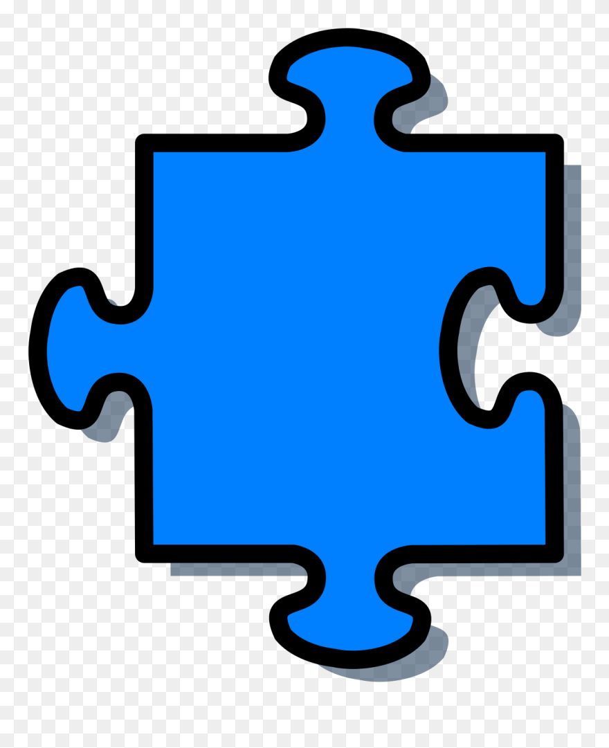 Green Puzzle Piece Clipart - Png Download
