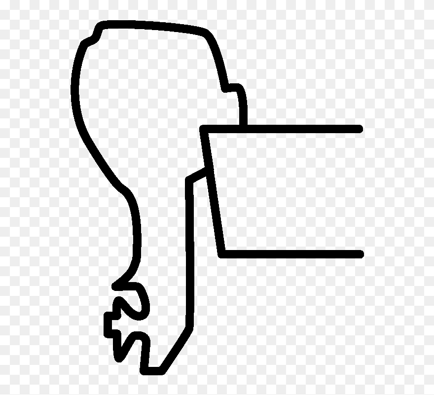 Transparent Outboard Motor Clipart - Line Art - Png Download