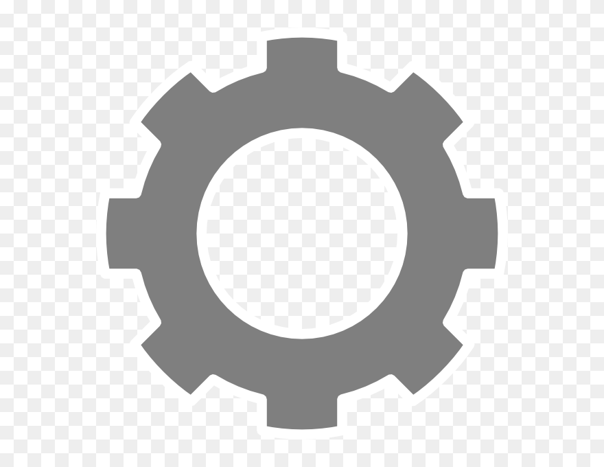 Gear Images Clipart Engine - Transparent Background Cog Icon Png