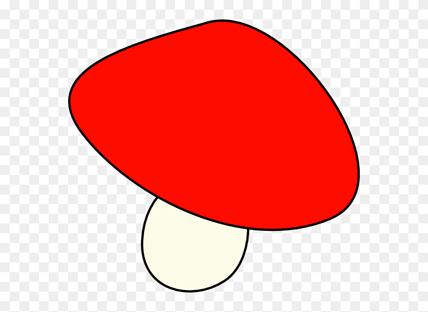 Mushroom Clip Art Clipart Photo - Red Mushroom Clipart - Png Download