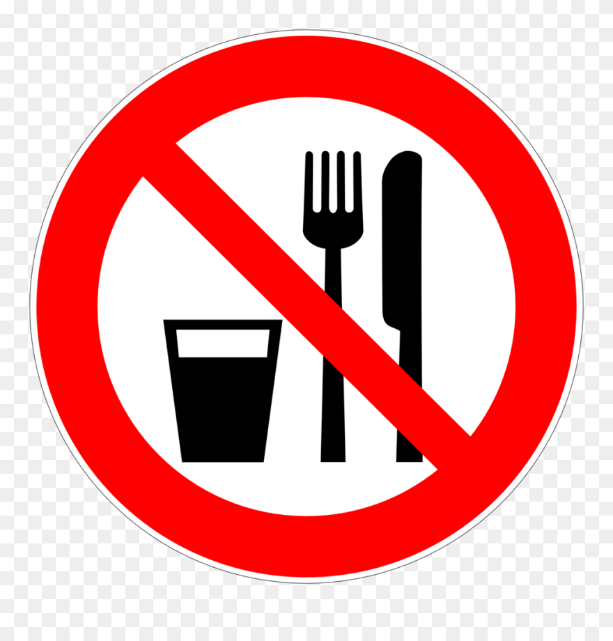 Eating Or Drinking Sign Clipart