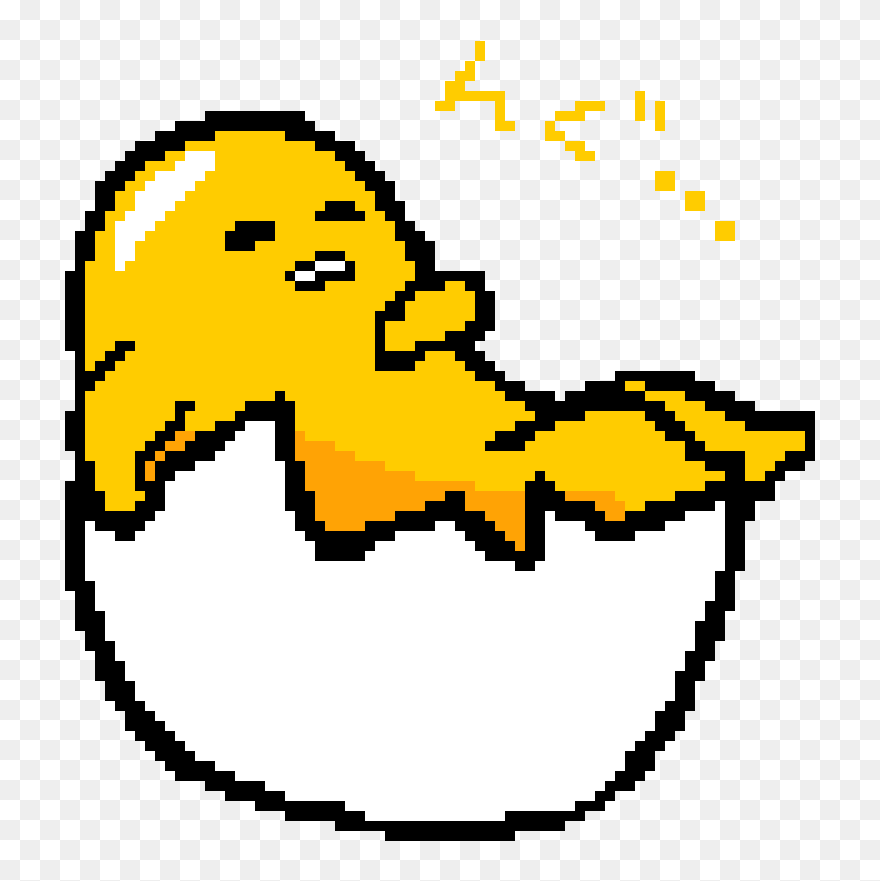 Gudetama Pixel Art , Png Download - Gudetama Pixel Art Clipart
