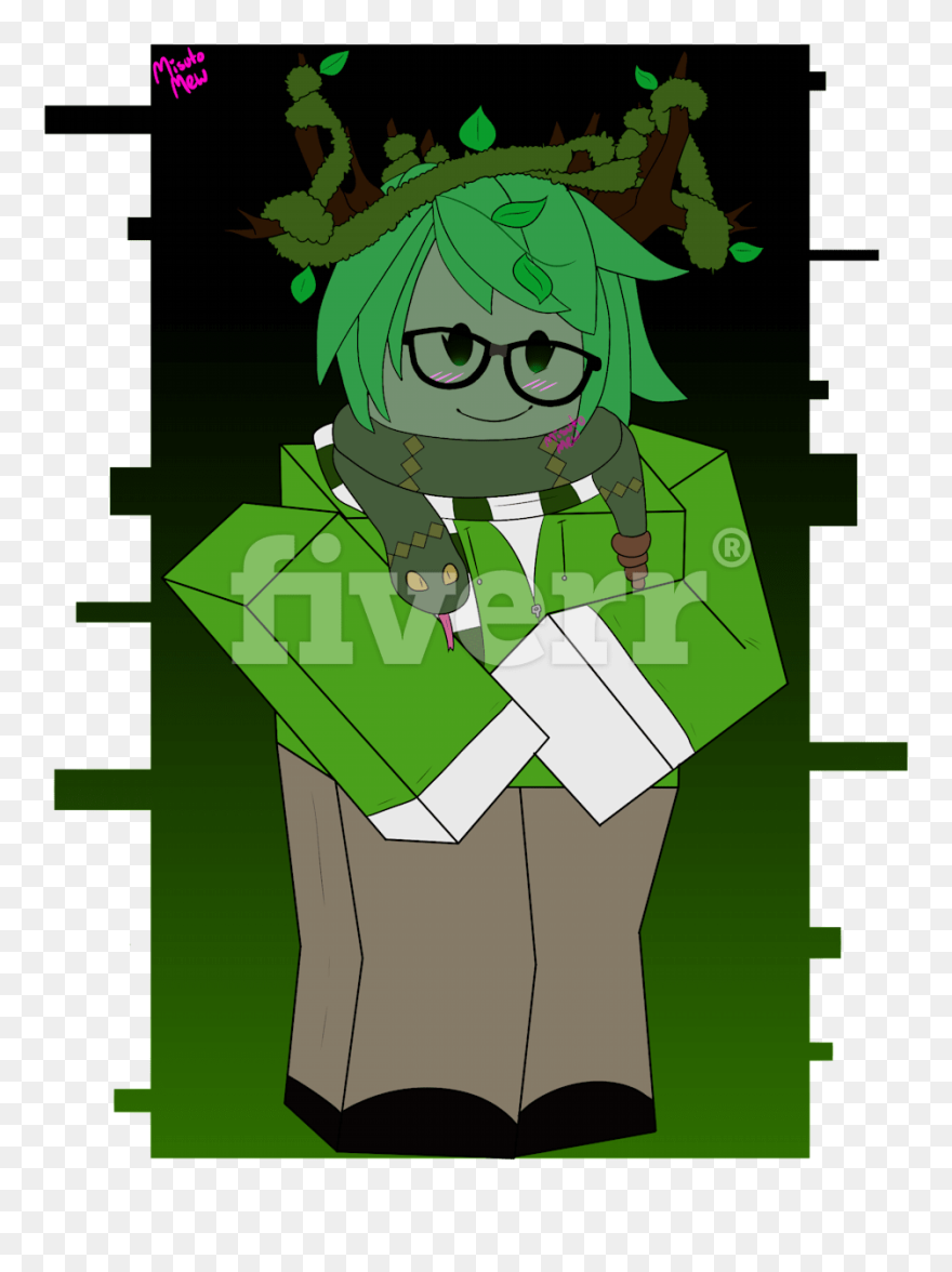 Draw Your Minecraft Or Roblox Character - Cartoon Clipart