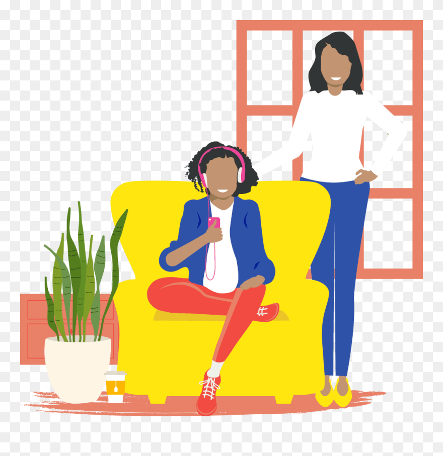 Student Hero - Sitting Clipart
