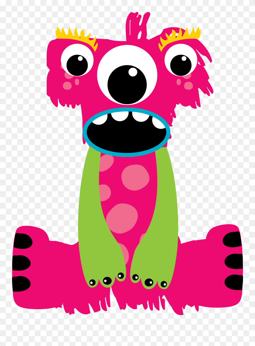 Clipart Girl Monster Alphabet Png Transparent Png