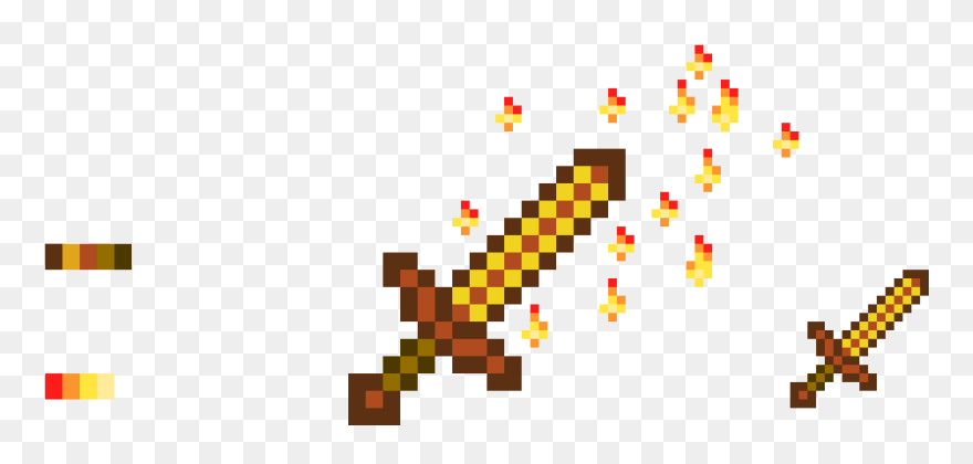 Minecraft Sword Png - Minecraft Diamond Sword Png Clipart