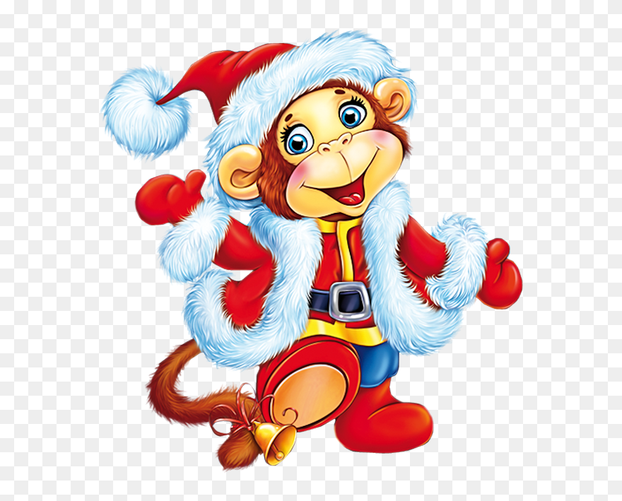 Christmas Monkey Clipart , Png Download - Christmas Monkey Clipart Transparent Png