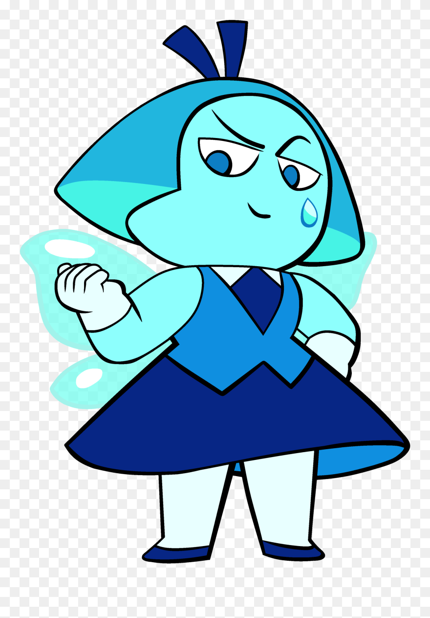 Clipart Aquamarine Female Figure Image Free Stock Aquamarine - Bluebird Azurite Steven Universe - Png Download