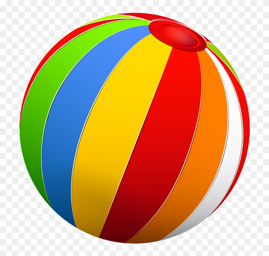 Beach Balls Clip Arts - Png Download
