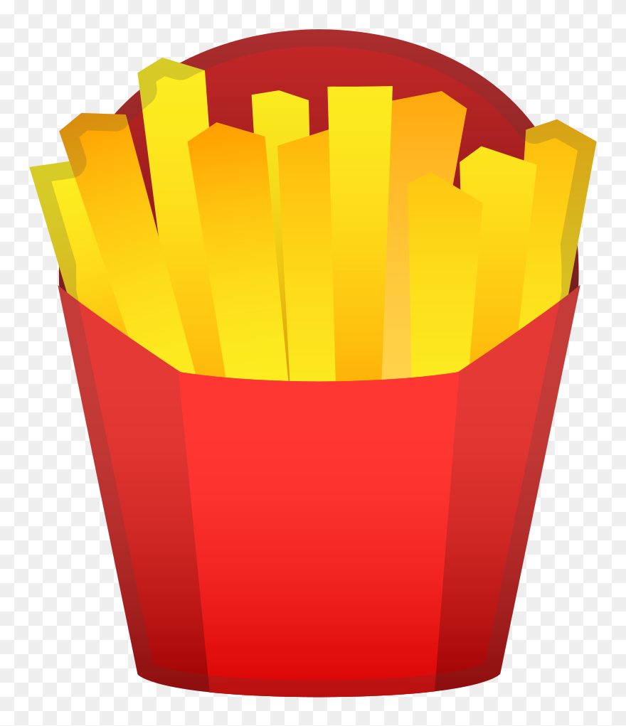 Emoji Clipart Fry - French Fries Icon Png Transparent Png