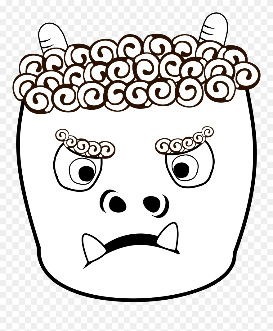 This Free Icons Png Design Of Oni - Japanese Oni Drawing Clipart