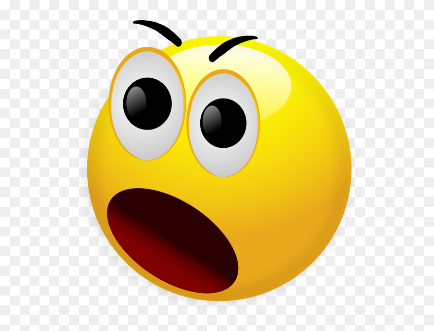 Smiley 10 Png Images - Shocked Smiley Face Clipart
