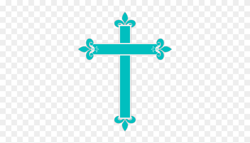 Fleur De Lis Cross Png Icons - Clip Art Transparent Png