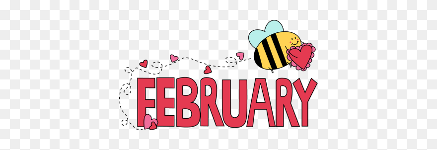 February Clipart - Png Download