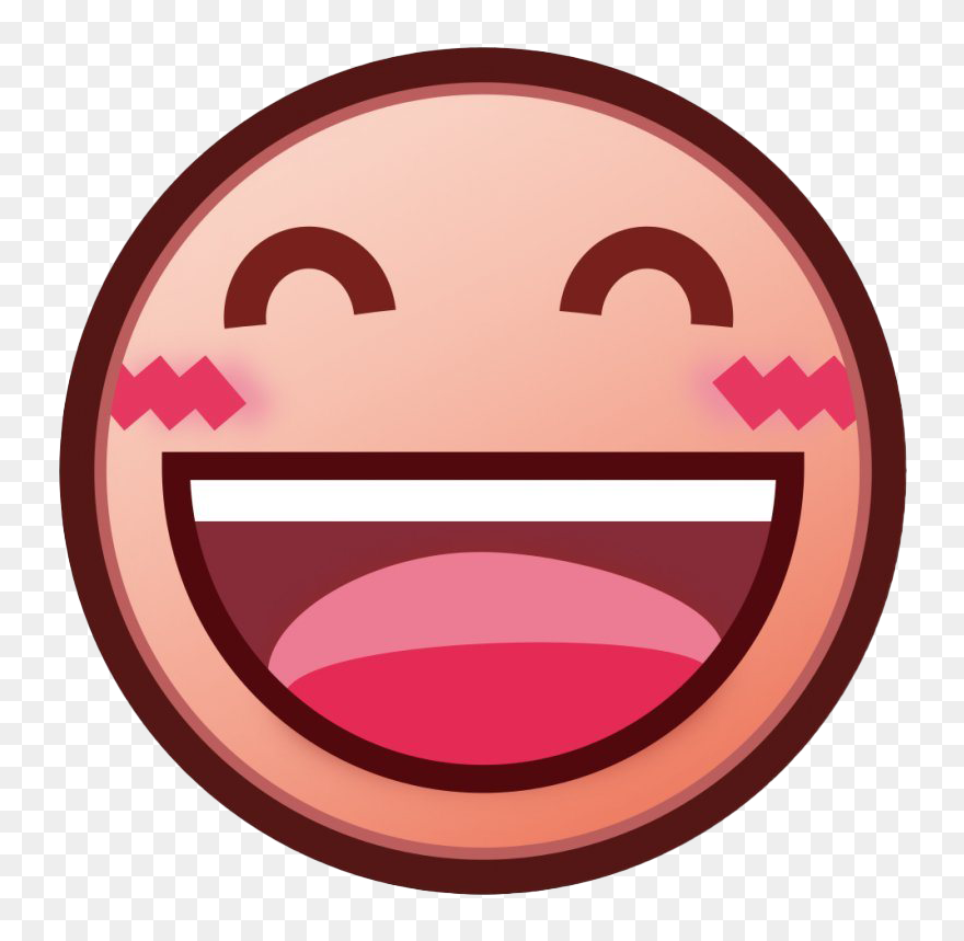 World Laughter Day Transparent - Pink Emojis Face Sticker Clipart