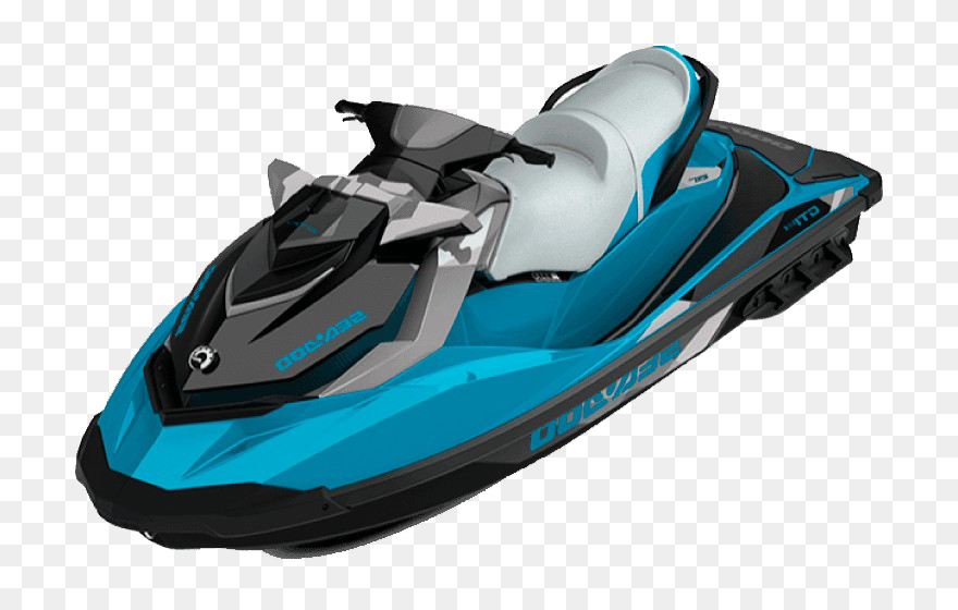 Jet Ski Png Clipart - Sea Doo Gti 155 Blue Transparent Png