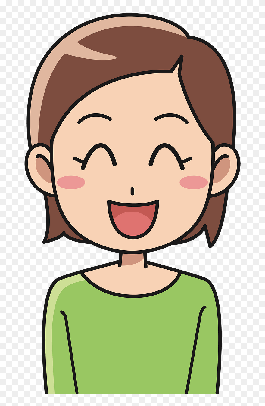 Laughing Young Woman Clipart - Eating With Chopsticks Clipart - Png Download