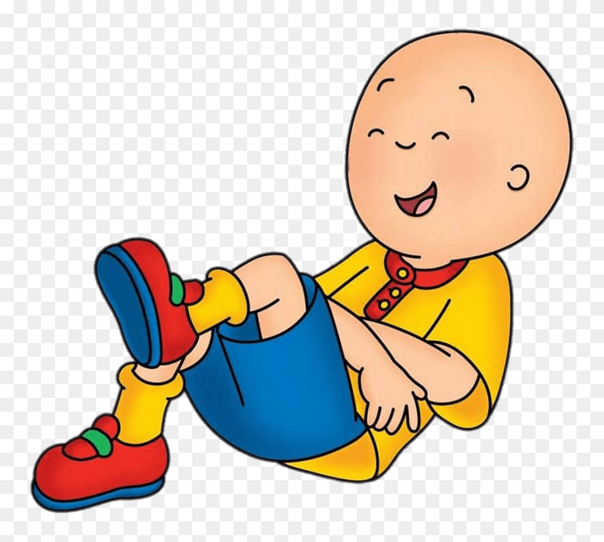 Caillou Laughing Out Loud - Kids Show Caillou Clipart