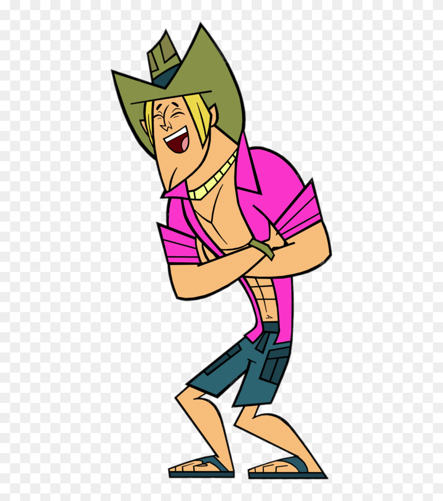 Total Drama Geoff Laughing - Total Drama Island Brigitte Clipart