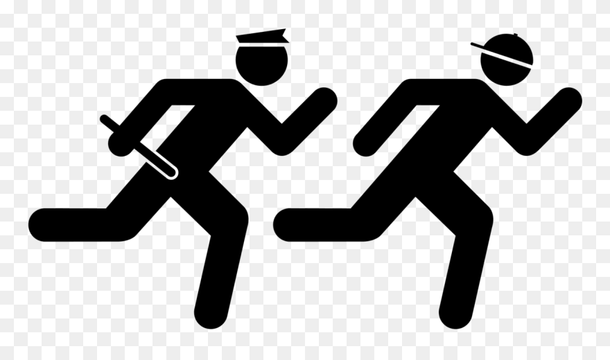 Running Clip Art - Person Running Transparent Background - Png Download