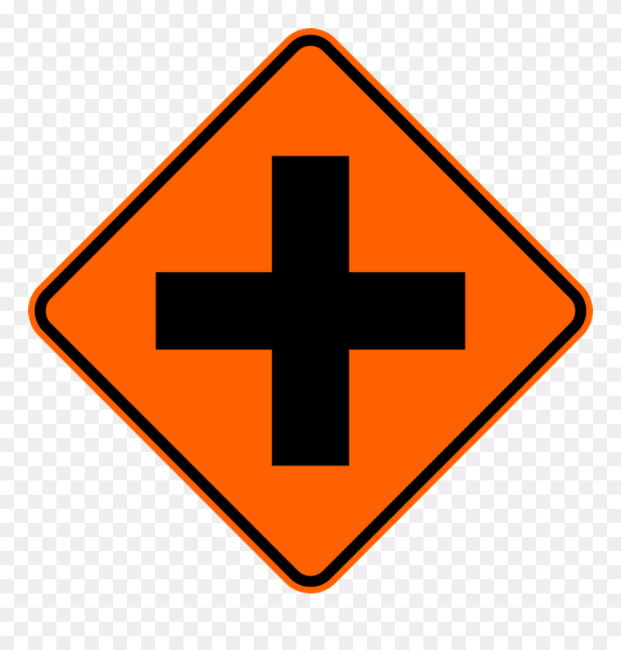 Transparent Warning Sign Clip Art - Traffic Sign - Png Download
