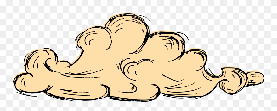 Vintage Cloud Drawing 4 - Vintage Cloud Png Clipart
