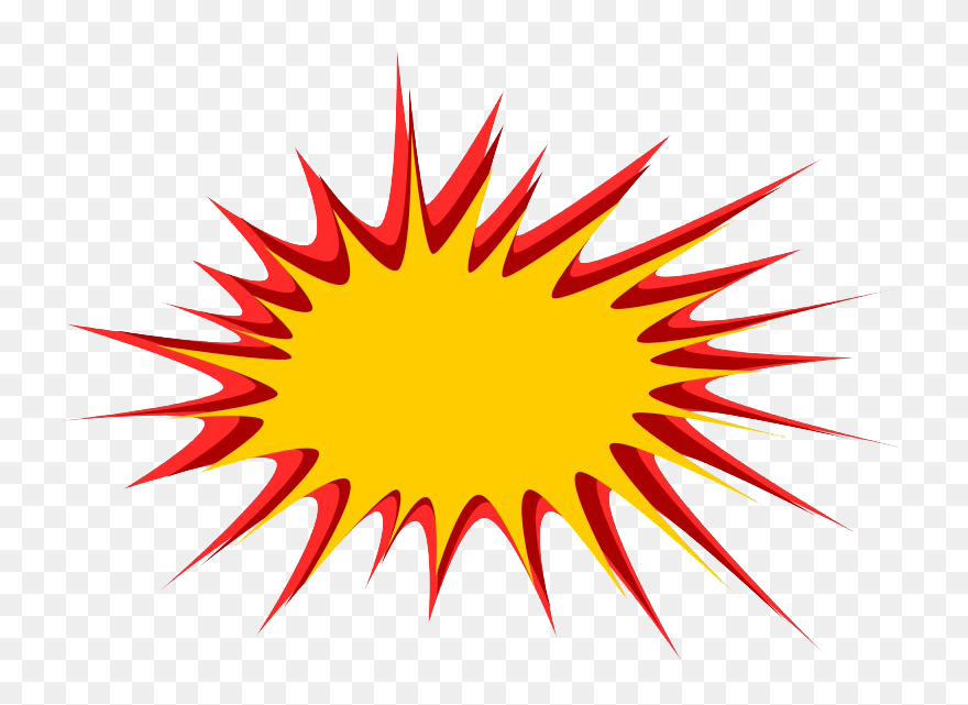 Blank Comic Boom Png - Boom Cartoon Png Clipart