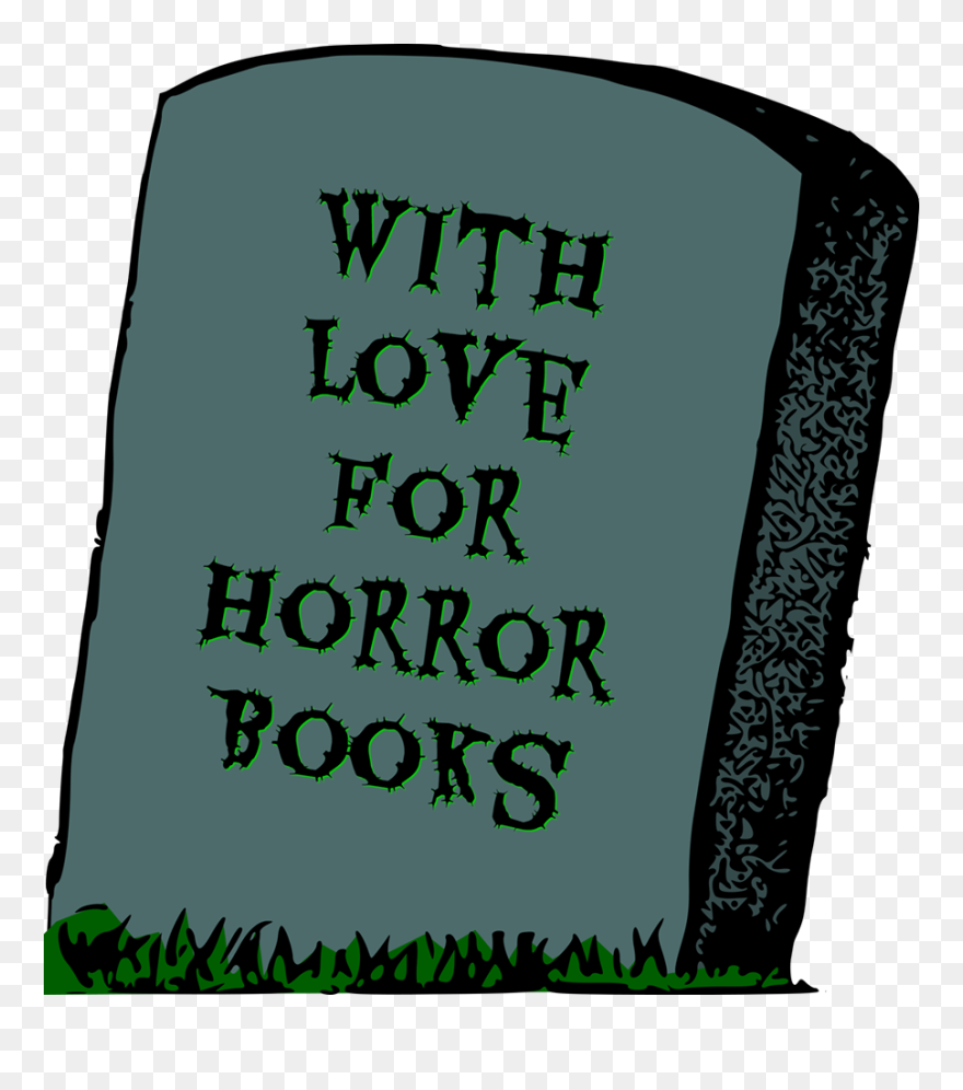 Headstone Clipart Bird - Horror Books Png Transparent Png