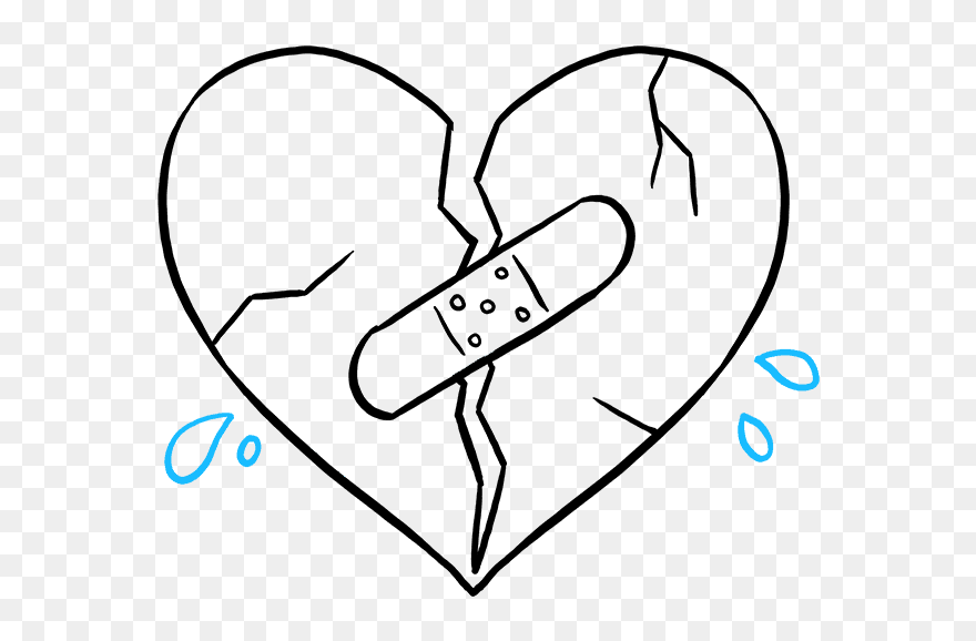 Heart Cartoon Picture - Cool Broken Heart Drawings Clipart