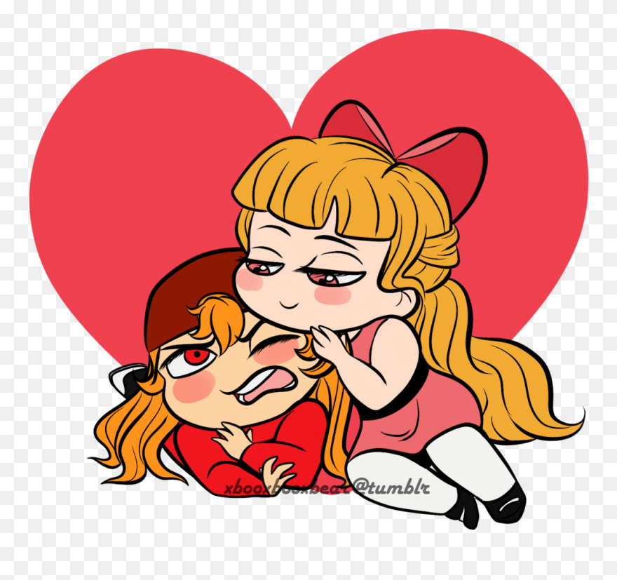 Blossick Powerpuff Girls Ppg Blossom X Brick Ppg Blossom - Blossom X Butch Clipart
