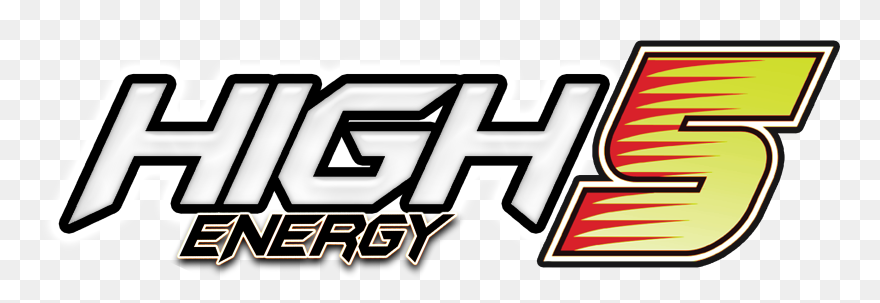 High 5 Energy - High Energy Logo Png Clipart