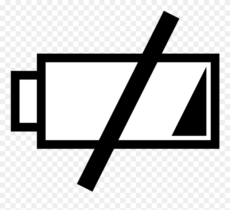 Transparent Energy Icon Png - Low Battery Icon Clipart