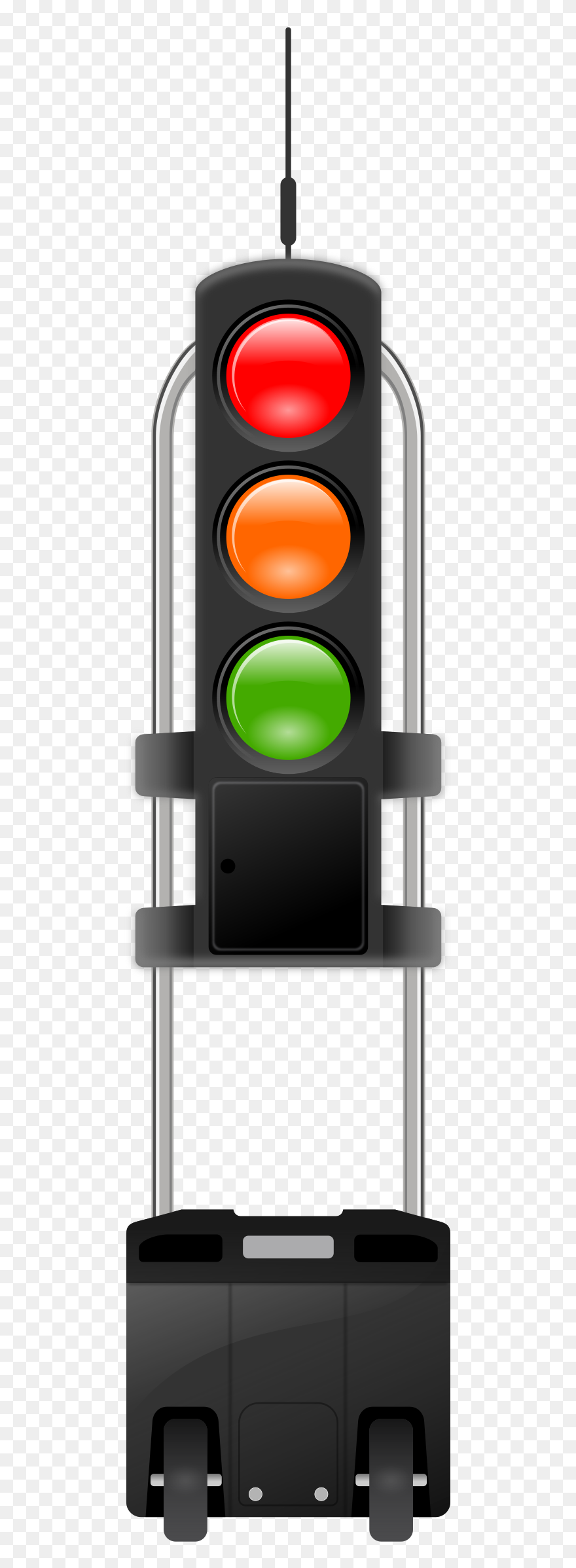 Mobile Roadwork Traffic-light Clip Arts - Roadworks Traffic Lights - Png Download