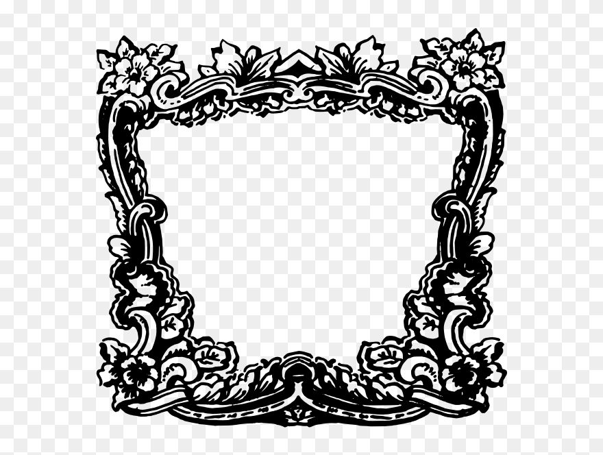 Vintage Frame-1575463631 - Picture Frame Clipart