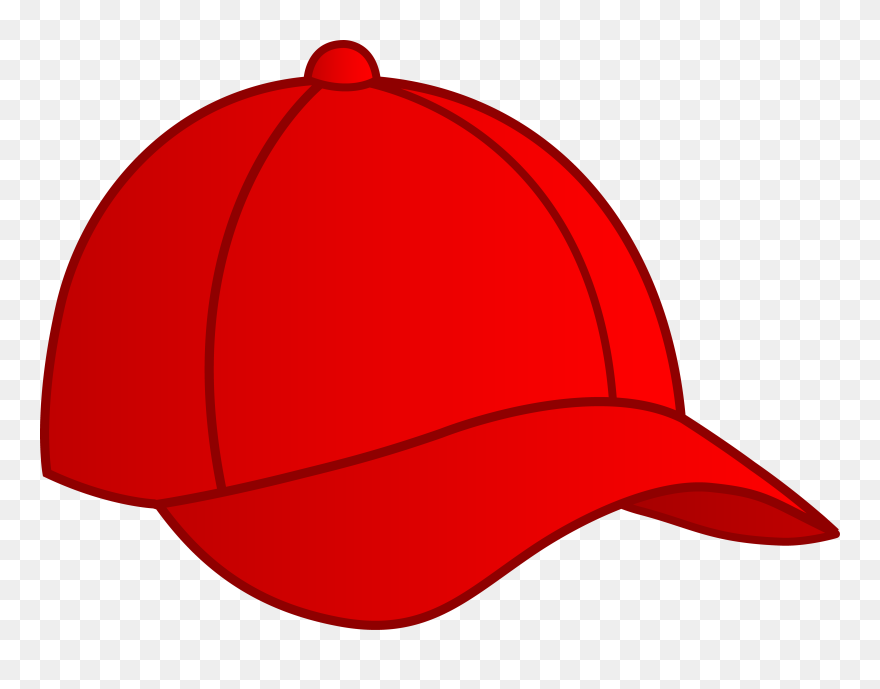 Red Baseball Cap On A Transparent Background Free Image - Baseball Cap Clipart - Png Download