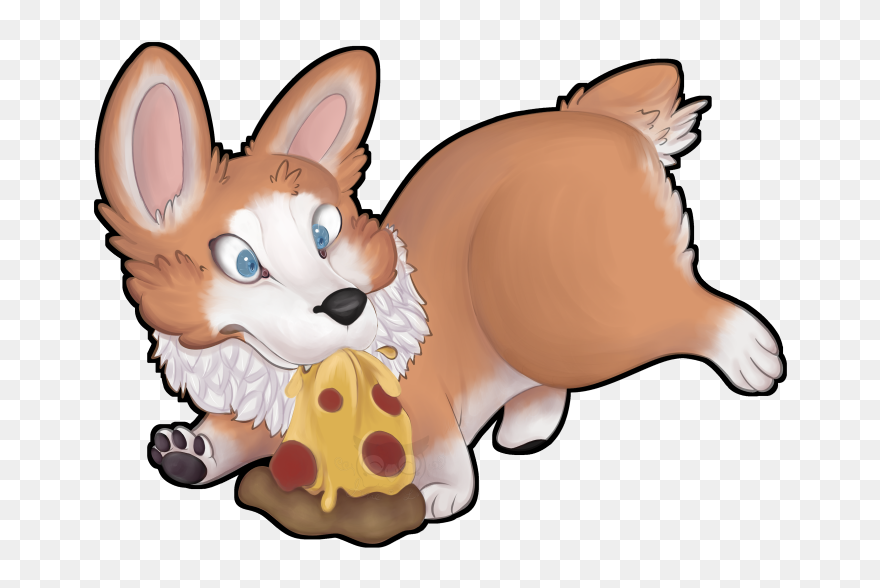 Pizza Thief - Cartoon Clipart