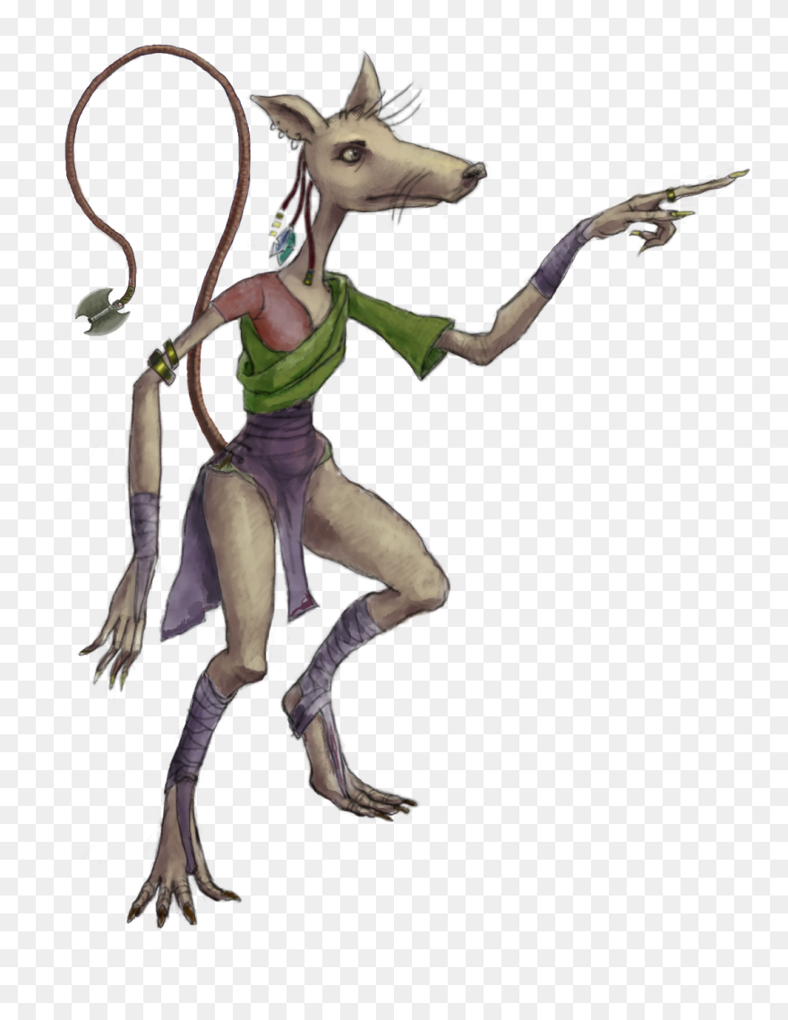 Human Rat Concept Art , Png Download - Rat People Concept Art Clipart