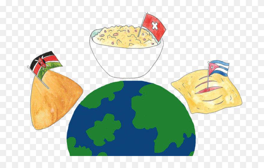 Oatmeal Clipart Breakfast Item - Food Around The World Clipart - Png Download