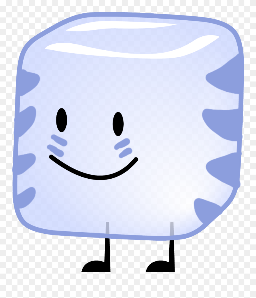 Transparent Ice Cubes Clipart - Bfdi Ice Cube - Png Download