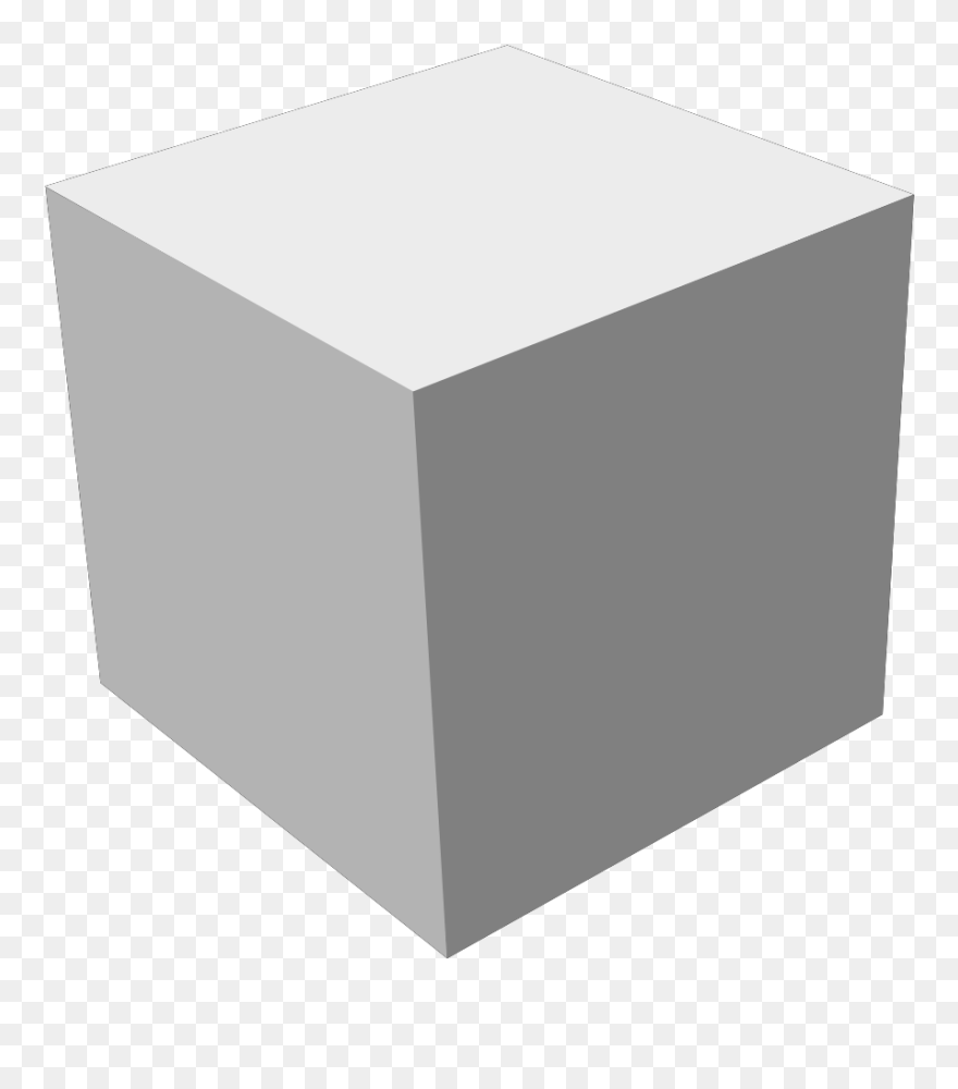 Shaded Cube Clip Art - Png Download