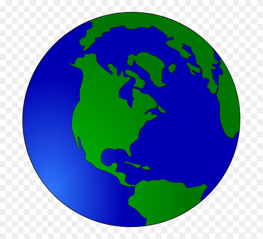 Thumb Image - Pink And Blue Globe Clipart