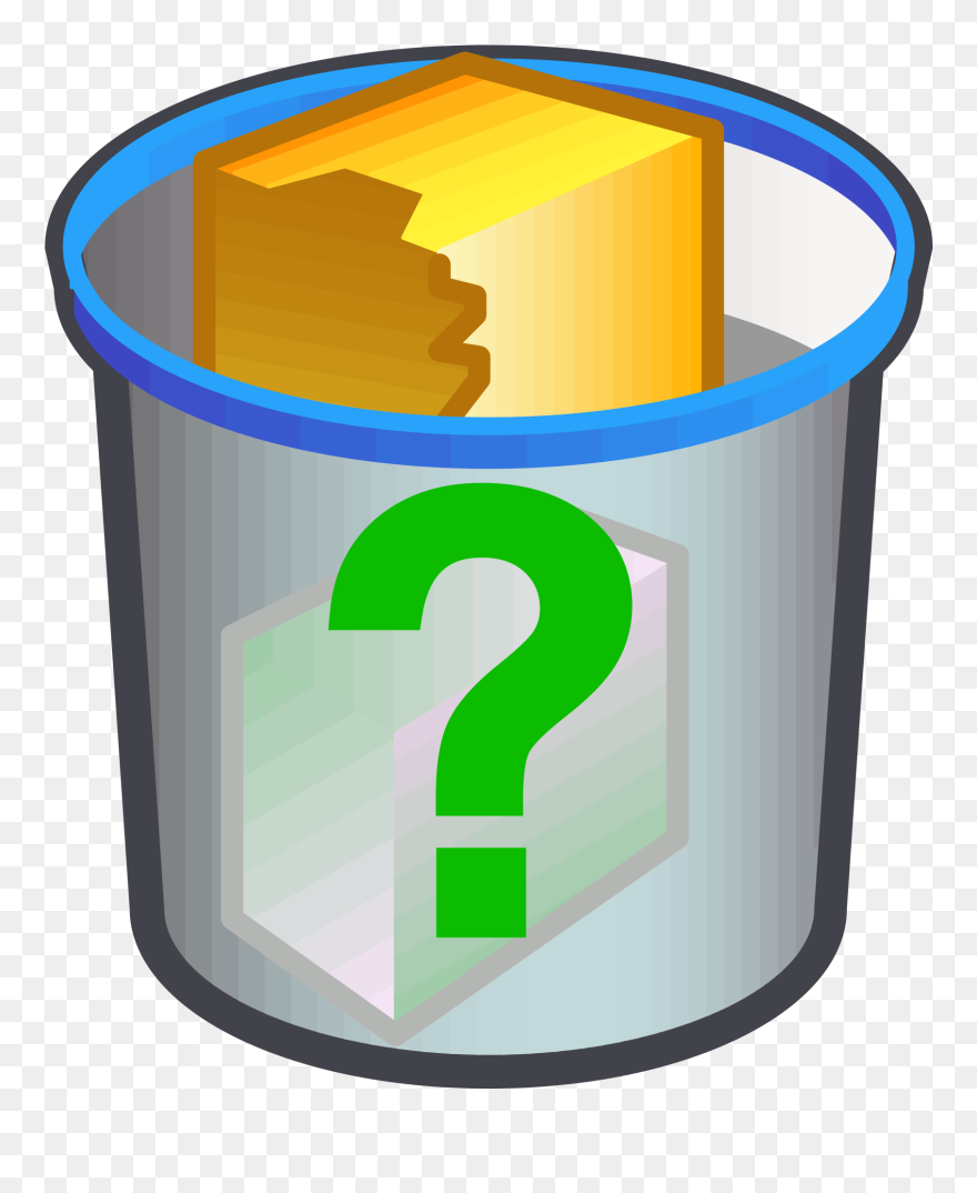 Fairytale Trash Questionmark-05 - Trash Clipart