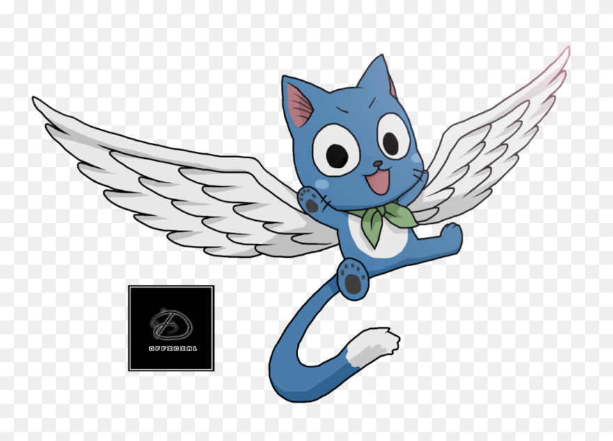 Fairy Tail Happy Render By Davide2889 - Happy Fairy Tail Clipart