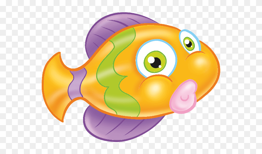 Sticker Fish For Kids Clipart
