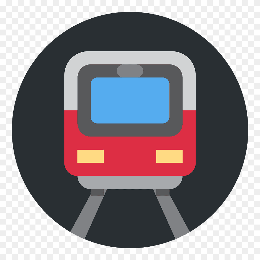 Metro Emoji Clipart - Icon Metro Cartoon - Png Download