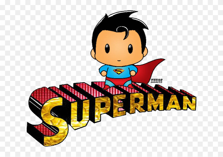Chibi Clipart Justice League - Superman - Png Download