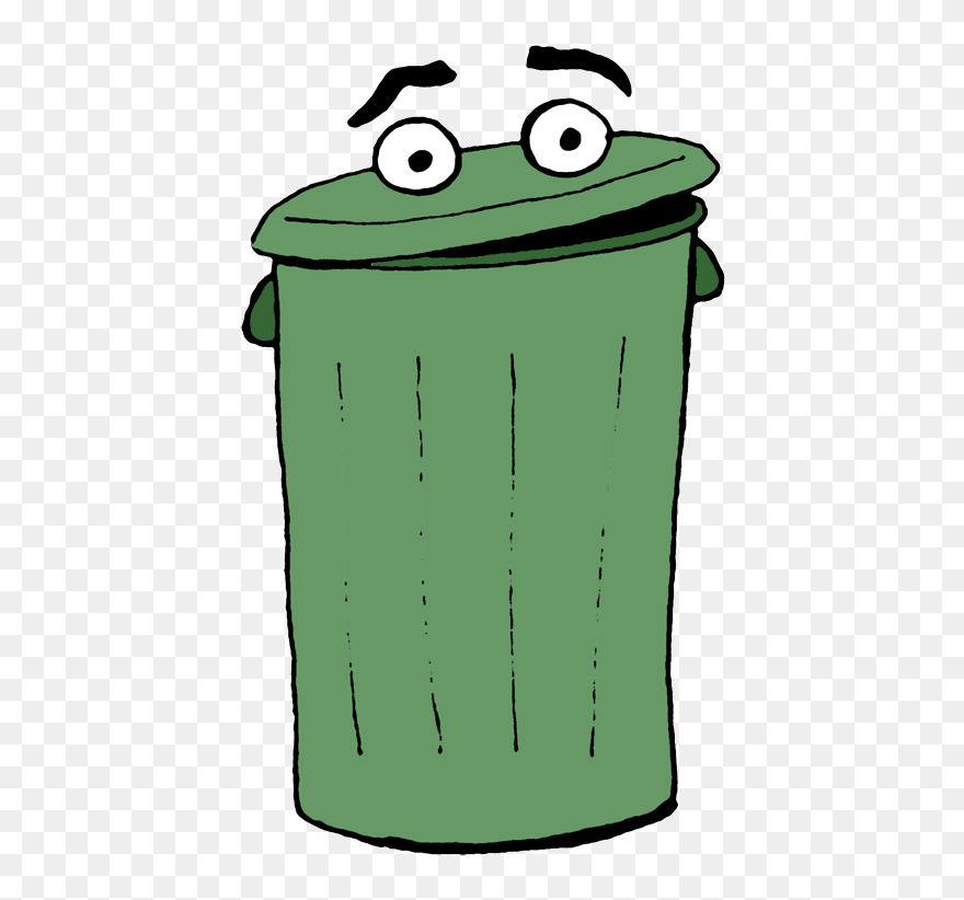 Waste Container Recycling Bin Clip Art - Cute Trash Can Clipart - Png Download