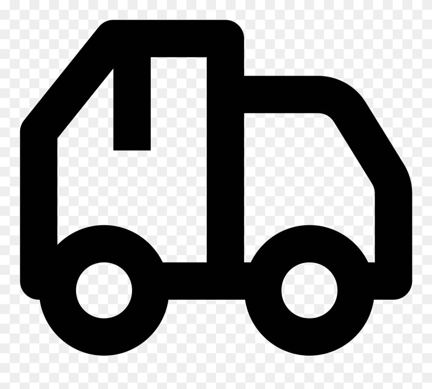 Garbage Truck Icon - Sign Clipart