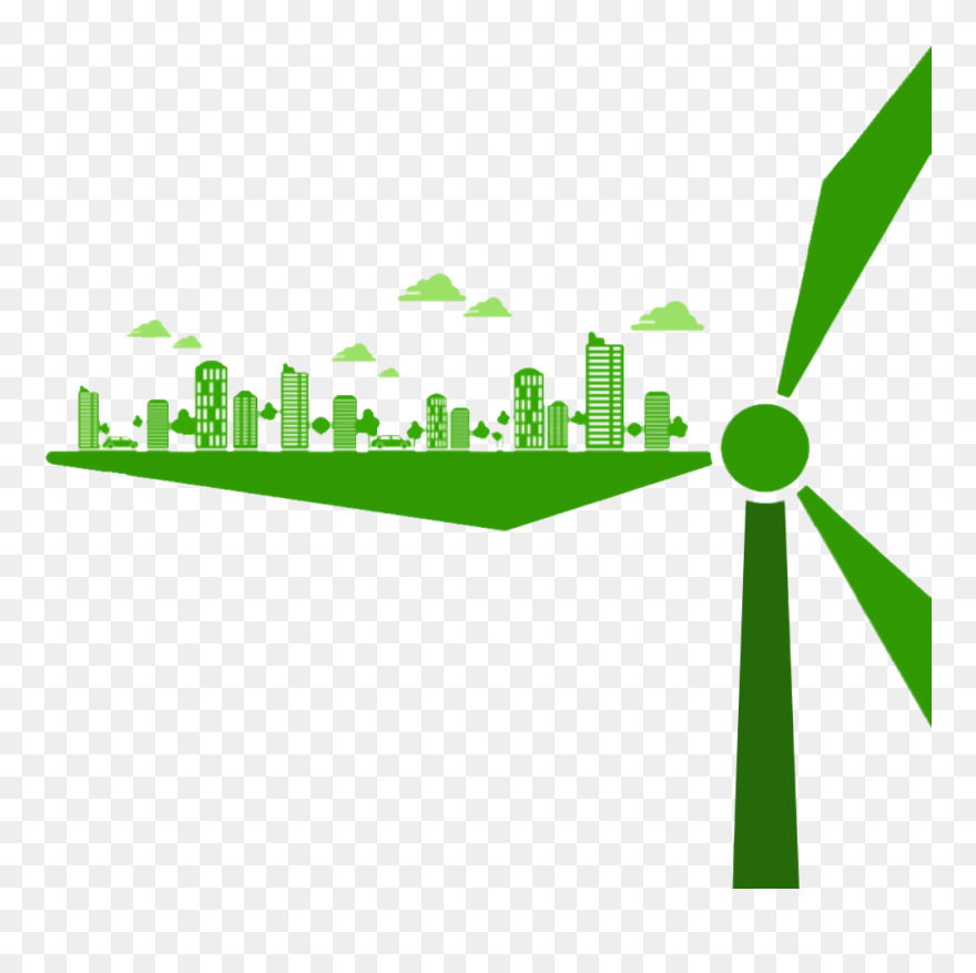 Renewable Energy Sources Background Clipart